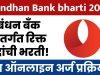 बंधन बँक अंतर्गत रिक्त पदांची भरती निघाली पहा ऑनलाइन अर्ज प्रक्रिया..! Bandhan Bank